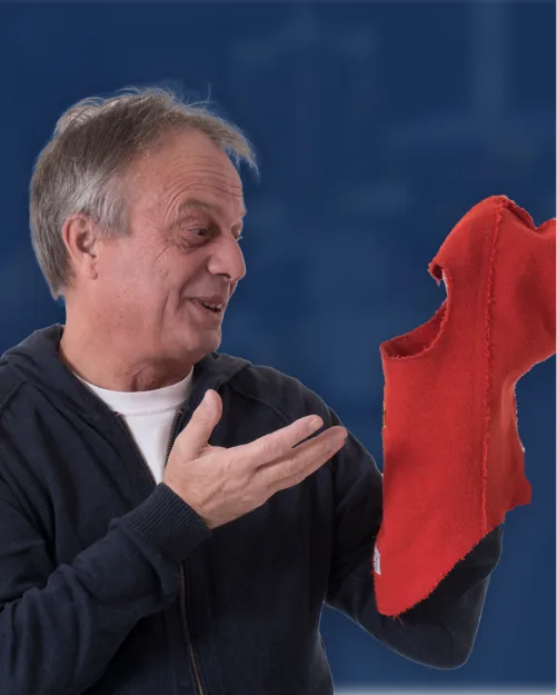Marco Della Noce, comico di Zelig, testimonial Tutela Debitori